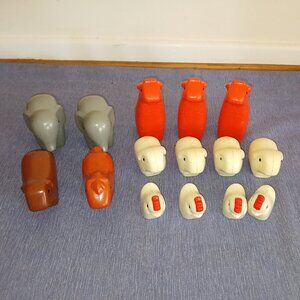 Vintage Little Tikes Animals: pig, Elephant, Cow, Horse, Giraffe, Chicken, Lamb
